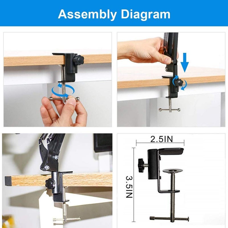AceTaken Phone Video Stand,Overhead Camera Mount Compatible with iPhone Samsung Live Streaming,Baking,Craft,Videos,Online Lessons - Image 4